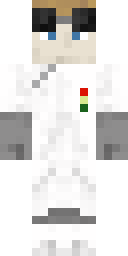 Mad Scientist Coat Minecraft skin
