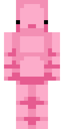Pink Axolotl Blob Minecraft skin