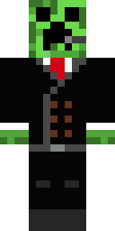 Creeper In Suit Minecraft skin