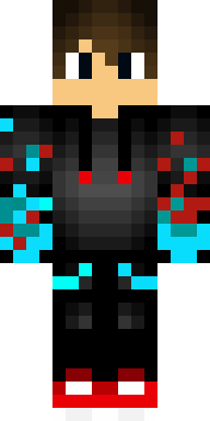 Glitch Hoodie Boy Minecraft skin