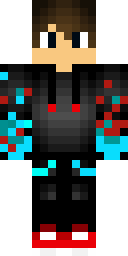 Glitch Hoodie Boy Minecraft skin