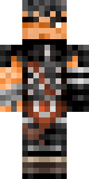 Ember Armored Warrior Minecraft skin