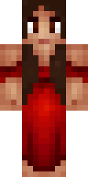 Ruby Gown Lady Minecraft skin
