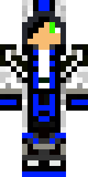 Azure Tech Mage Minecraft skin