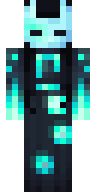 Teal Spirit Wraith Minecraft skin