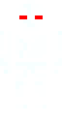 Red Eyed Ghost Minecraft skin