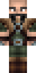 Grizzled Woodland Hunter Minecraft skin