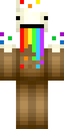 Rainbow Ribbon Prince Minecraft skin