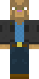 Blue Vest Adventurer Minecraft skin