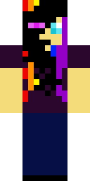 Neon Punk Girl Minecraft skin