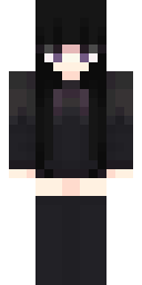 Raven Bob Girl Minecraft skin