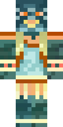 Golden Aztec Warrior Minecraft skin