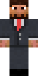 Business Beard Suit Minecraft skin