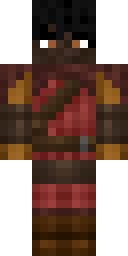 Crimson Tribal Brute Minecraft skin