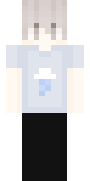 Cloud Tee Pale Minecraft skin