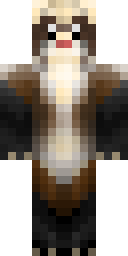 Brown Raccoon Suit Minecraft skin