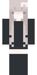 Pale Ghost Figure Minecraft skin
