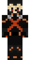Demon Ink Ronin Minecraft skin