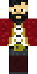 Ruby Cloak Mage Minecraft skin