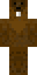Fluffy Brown Bear Minecraft skin
