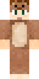 Tan Puppy Onesie Minecraft skin