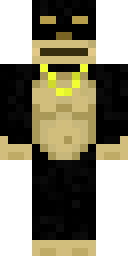 Golden Chain Rapper Minecraft skin