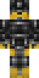 Black Gold Knight Minecraft skin