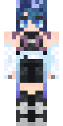 Sapphire Fairy Minecraft skin