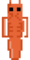 Orange Alien Beast Minecraft skin