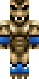 Golden Lizard Beast Minecraft skin