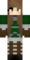 Brown Adventurer Girl Minecraft skin