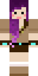 Plum Adventurer Minecraft skin