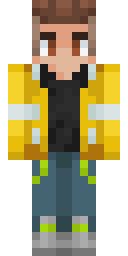 Yellow Vest Explorer Minecraft skin