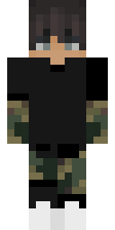 Camo Casual Boy Minecraft skin