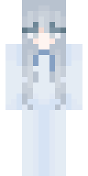 Frost Silver Maiden Minecraft skin