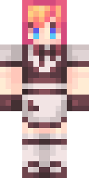 Pink Ribbon Girl Minecraft skin