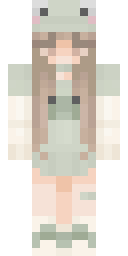 Misty Gray Spirit Minecraft skin
