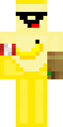 Golden Chick Costume Minecraft skin