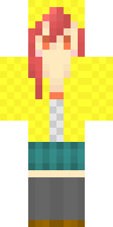 Sunny Redhead Girl Minecraft skin
