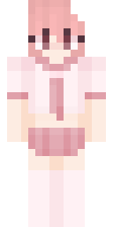 Pastel Pink Hood Minecraft skin