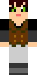 Green Vest Adventurer Minecraft skin