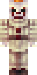 Grinning Clown Horror Minecraft skin