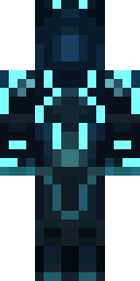 Neon Cyber Trooper Minecraft skin