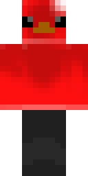 Crimson Crewmate Blob Minecraft skin