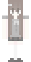 Silent Gray Ghost Minecraft skin