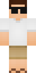 Casual White Tee Minecraft skin