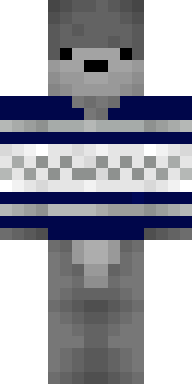 Silver Striped Wolf Minecraft skin