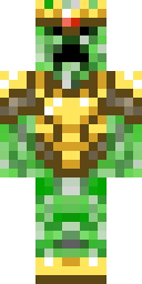 Golden Creeper Knight Minecraft skin