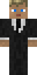 Sharp Black Businessman Minecraft skin