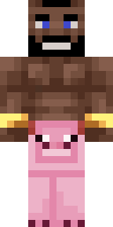 Pink Overalls Farmer Minecraft skin